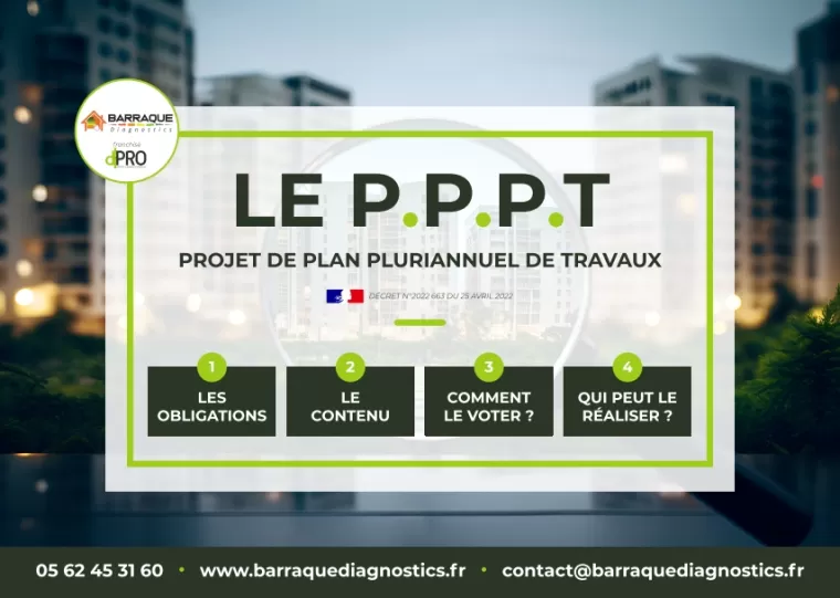 Projet de plan pluriannuel de travaux (PPPT) à Tarbes , Tarbes, Barraque Diagnostics